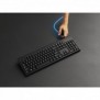 Kensington KM270 EQ KM270 EQ Kit clavier + souris sans fil rechargeable, Sans fil, RF sans fil + Bluetooth, Clavier à membrane, QWERTZ, Noir, Souris incluse