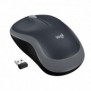 Logitech M185, Ambidextre, Optique, RF sans fil, 1000 DPI, Gris