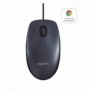 Logitech B100, Ambidextre, Optique, USB Type-A, 800 DPI, Noir