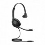 Jabra Evolve2 30 SE, Avec fil, BureauCentre d'appels, 20 - 20000 Hz, 92 g, Casque, Noir