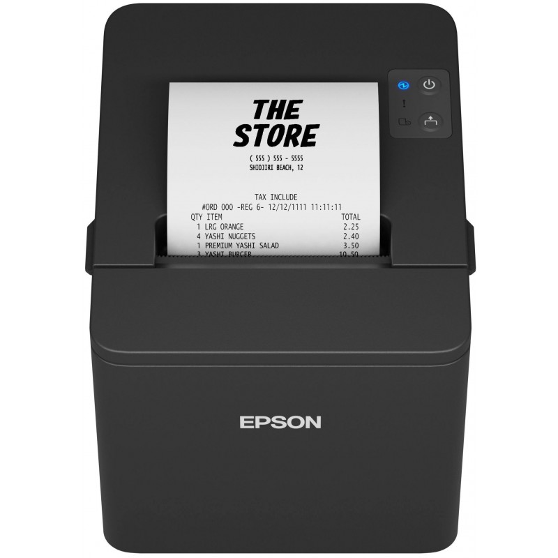 Epson TM-T20IV, Thermique, Imprimantes POS, 203 x 203 DPI, 250 mmsec, 1,25 x 3 mm, 22,6 caractères par pouce