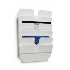 Durable FLEXIPLUS, 6 étagères, Blanc, A4, 340 mm, 100 mm, 520 mm