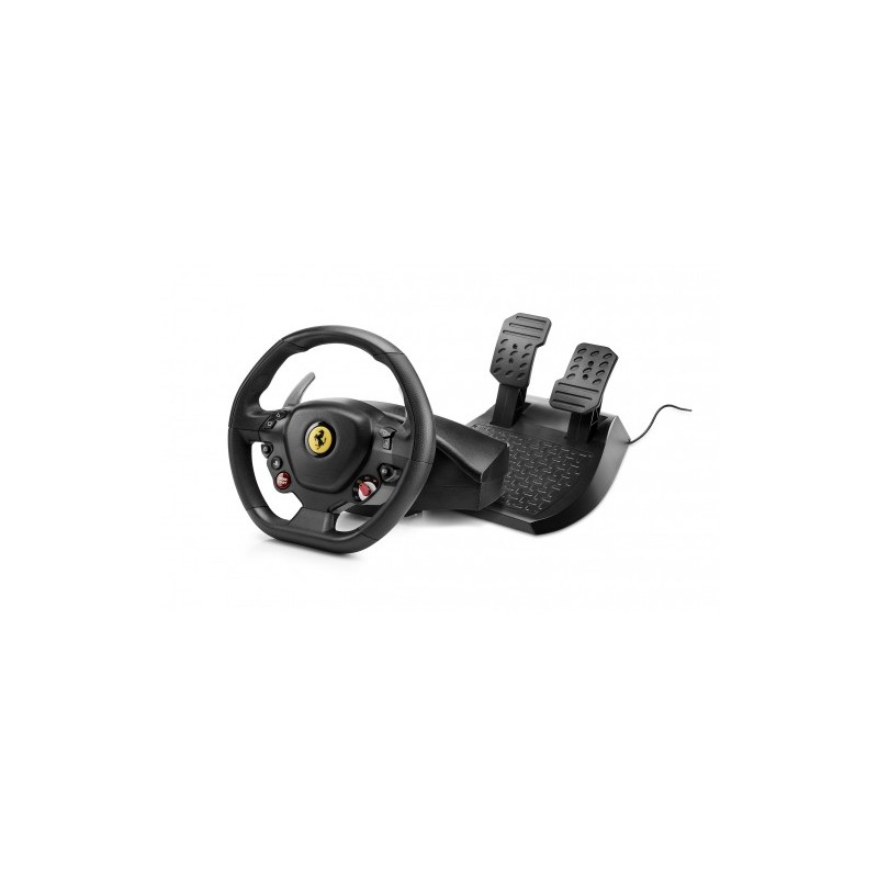 ThrustMaster T80 Ferrari 488 GTB Edition, Volant + pédales, PC, PlayStation 4, PlayStation 5, Numérique, Avec fil, Noir, 315 mm
