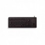 Cherry G84-4400, Taille réelle 100 %, Avec fil, USB, QWERTY, Noir