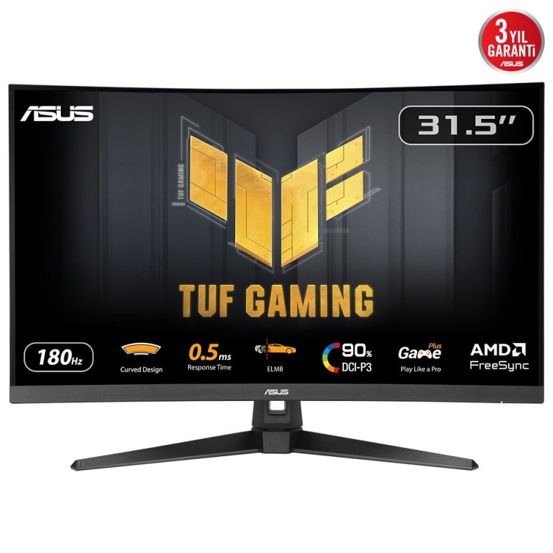 ASUS TUF Gaming VG32WQ3B, 80 cm 31.5", 2560 x 1440 pixels, Quad HD, LED, 1 ms, Noir