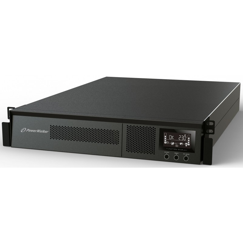 BlueWalker PowerWalker VFI 3000 RMG PF1, Double-conversion en ligne, 3 kVA, 3000 W, Sinus, 110 V, 300 V
