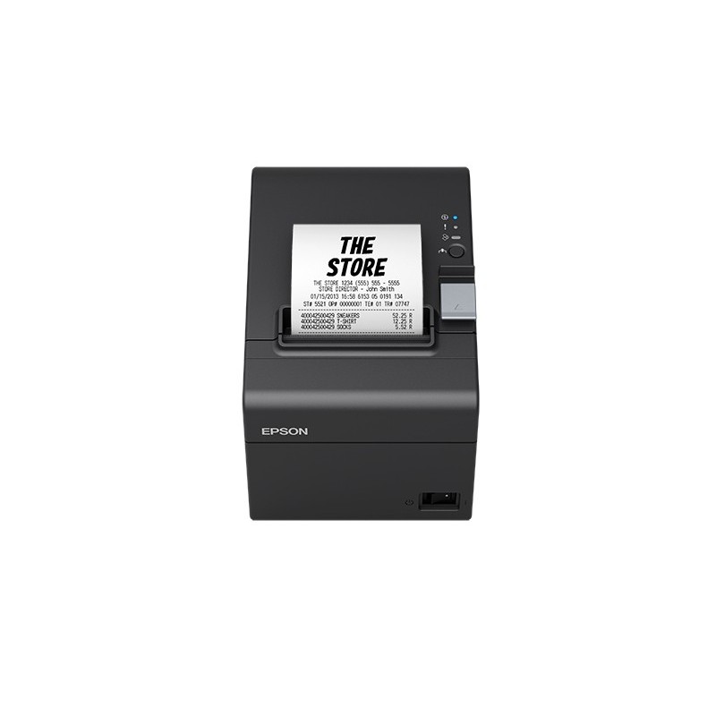 Epson TM-T20III : USB + Serial, PS, Blk, EU, Thermique directe, Imprimantes POS, 203 x 203 DPI, 250 mmsec, 22,6 caractères par pouce, Texte, Graphique, Code barres