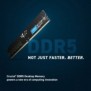 Crucial CT16G56C46U5, 16 Go, 1 x 16 Go, DDR5, 5600 MHz, 288-pin DIMM