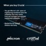 Crucial CT16G56C46U5, 16 Go, 1 x 16 Go, DDR5, 5600 MHz, 288-pin DIMM