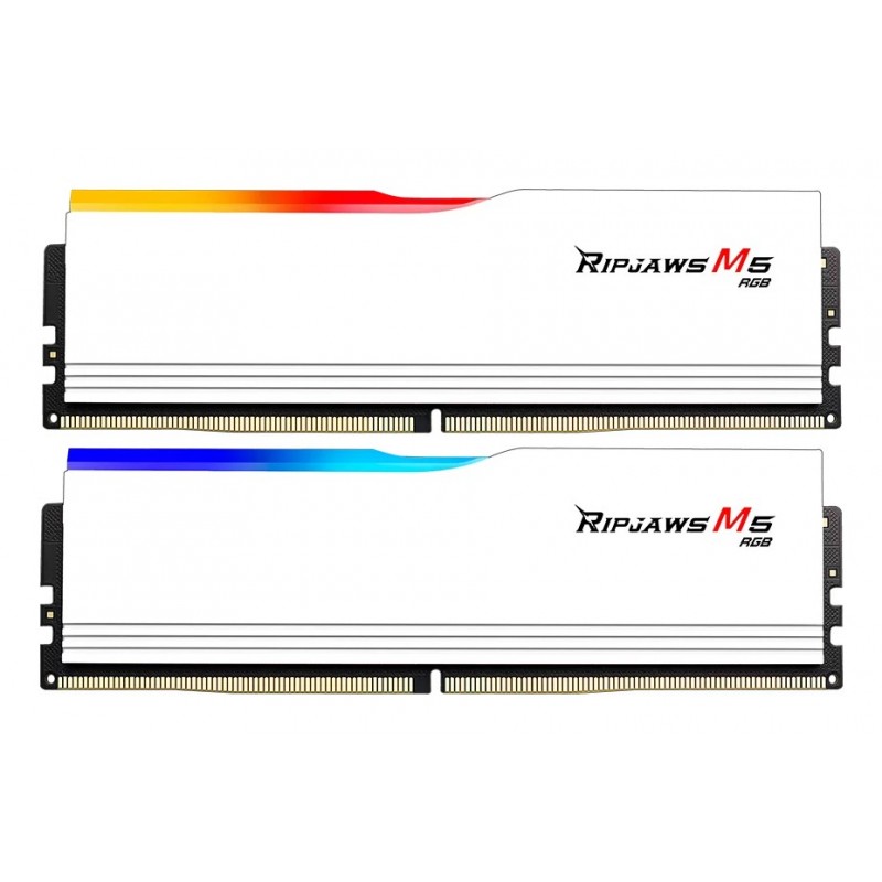 G.Skill Ripjaws M5 RGB F5-6000J3040F16GX2-RM5RW, 32 Go, 2 x 16 Go, DDR5, 6000 MHz, 288-pin DIMM