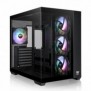 Thermaltake View 380 TG ARGB, Midi Tower, PC, Noir, ATX, micro ATX, Mini-ITX, SPCC, Verre trempé, Jouer