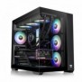 Thermaltake View 380 TG ARGB, Midi Tower, PC, Noir, ATX, micro ATX, Mini-ITX, SPCC, Verre trempé, Jouer