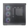 Thermaltake View 380 TG ARGB, Midi Tower, PC, Noir, ATX, micro ATX, Mini-ITX, SPCC, Verre trempé, Jouer