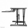 Neomounts NS-WS300BLACK Poste de travail assis-debout - ressort à gaz, Noir, 15 kg, Bureau, 15 kg, Bois, 110 - 505 mm