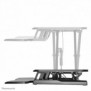 Neomounts NS-WS300BLACK Poste de travail assis-debout - ressort à gaz, Noir, 15 kg, Bureau, 15 kg, Bois, 110 - 505 mm