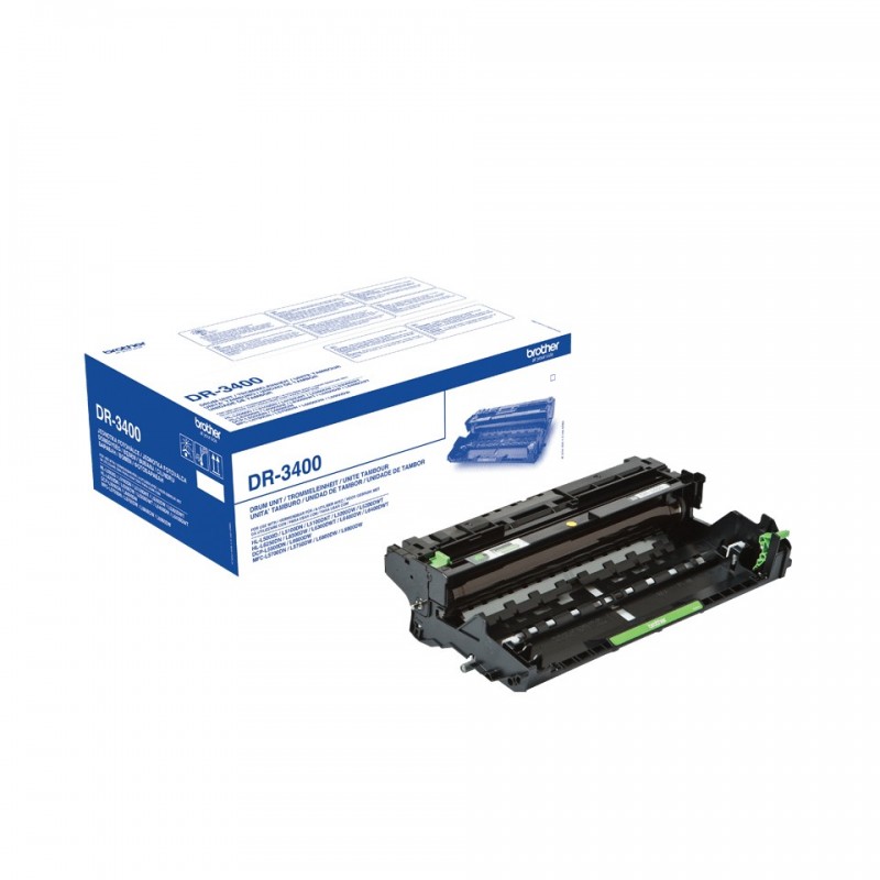 Brother Tambour DR-3400 original, Original, Brother, HL-L5000D, HL-L5100DN, HL-L5100DNT, HL-L5200DW, HL-L5200DWT, HL-L6250DN, HL-L6300DW, HL-L6300DWT,..., 1 pièce, 50000 pages, Impression laser