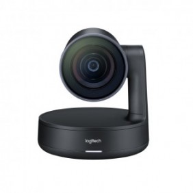 Logitech 960-001218, Système de vidéoconférence de groupe, 4K Ultra HD, 60 ips, 15x, Noir