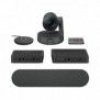Logitech 960-001218, Système de vidéoconférence de groupe, 4K Ultra HD, 60 ips, 15x, Noir