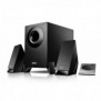 Edifier M1360, 2.1 canaux, 8,5 W, PC, Noir, Bois, Rotatif