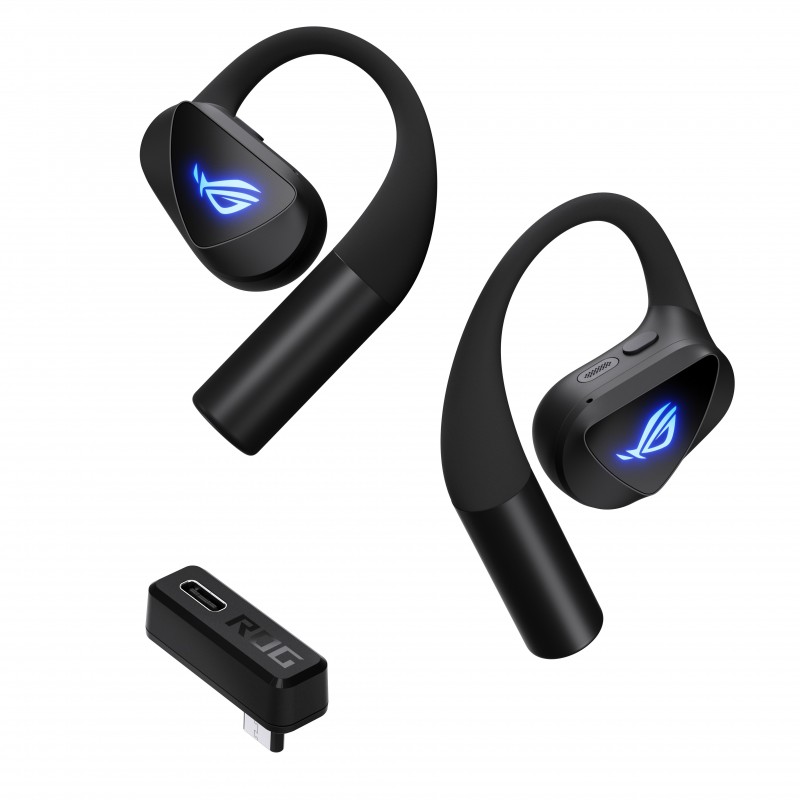 ASUS ROG Cetra Open Wireless, True Wireless Stereo , Gaming, 20 - 20000 Hz, 116 g, Casque, Noir