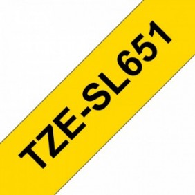 Brother TZE-SL651, Noir sur or, TZe, Jaune, Chine, 5 année, PT-D800W PT-E550WVP PT-P900W PT-P950NW