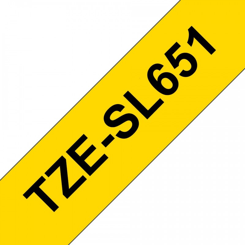 Brother TZE-SL651, Noir sur or, TZe, Jaune, Chine, 5 année, PT-D800W PT-E550WVP PT-P900W PT-P950NW