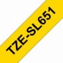 Brother TZE-SL651, Noir sur or, TZe, Jaune, Chine, 5 année, PT-D800W PT-E550WVP PT-P900W PT-P950NW
