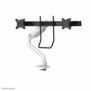 Neomounts DS75S-950WH2 Support d'écran à fixer 17-32" - ressort à gaz - Topfix - arrêt 180, Collier de serrage passe-fil, 8 kg, 43,2 cm 17", 81,3 cm 32", 100 x 100 mm, Blanc