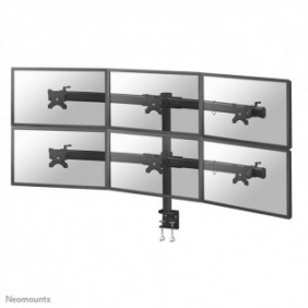 Neomounts FPMA-D700D6 Support d'écran à fixer 19-27", Pince, 8 kg, 48,3 cm 19", 68,6 cm 27", 100 x 100 mm, Noir