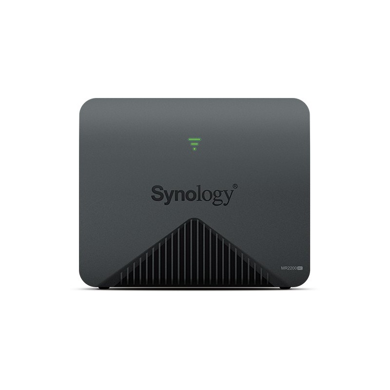Synology MR2200AC, Wi-Fi 5 802.11ac, Bi-bande 2,4 GHz 5 GHz, EthernetLAN, Noir, Routeur