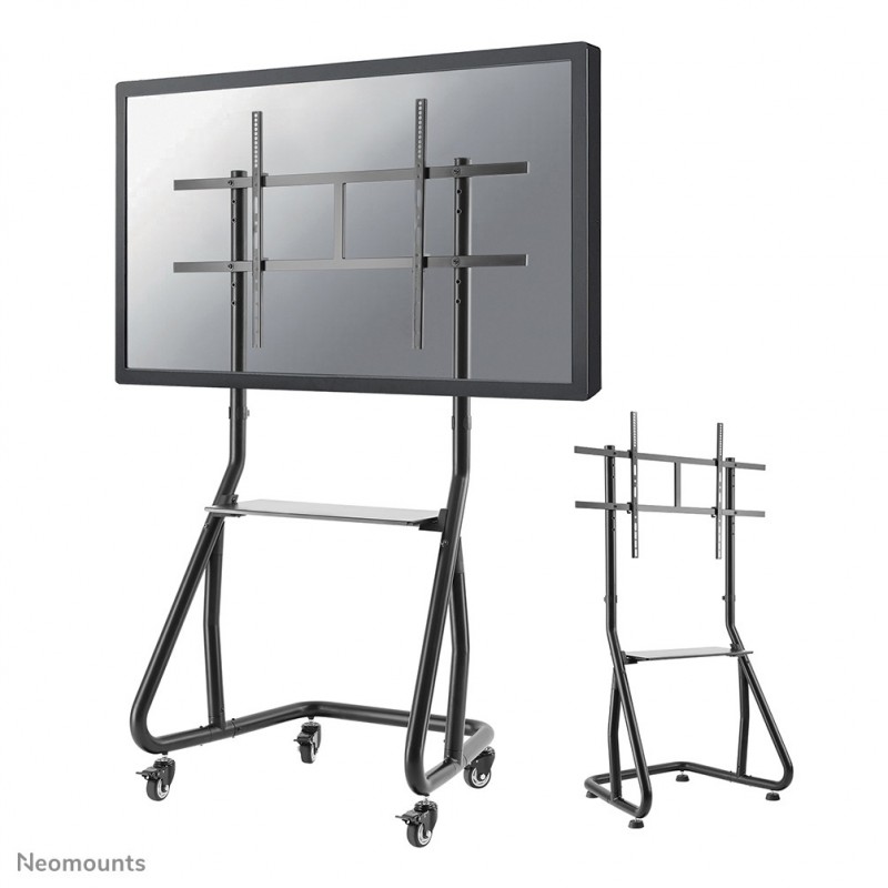 Neomounts NS-M3800BLACK Support au sol pour écran 60-100", 100 kg, 152,4 cm 60", 2,54 m 100", 1000 x 600 mm, Réglage de la hauteur, Noir