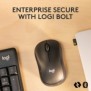 Logitech MK370 Combo for Business, Sans fil, Bluetooth, Clavier à membrane, QWERTY, Graphite, Souris incluse