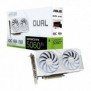 ASUS Dual -RTX5060TI-O16G-WHITE, GeForce RTX 5060 Ti, 16 Go, GDDR7, 128 bit, 7680 x 4320 pixels, PCI Express 5.0