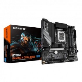 Gigabyte B760M GAMING X DDR4 GEN5 Carte Mère – Compatible avec les processeurs Intel Core 14e génération, VRM 8+1+1 phases, jusqu’à 3200 MHz DDR4, 2 x M.2 PCIe 4.0, LAN 2.5 GbE, USB 3.2 Gen 1, Intel, LGA 1700, Intel® Celeron®, Intel Core i3 12th