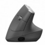 Logitech MX Vertical, Droitier, Optique, RF sans fil + Bluetooth, 4000 DPI, Graphite