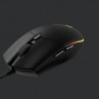 Logitech G G203 lightsync, USB Type-A, 8000 DPI, 1 ms, Noir