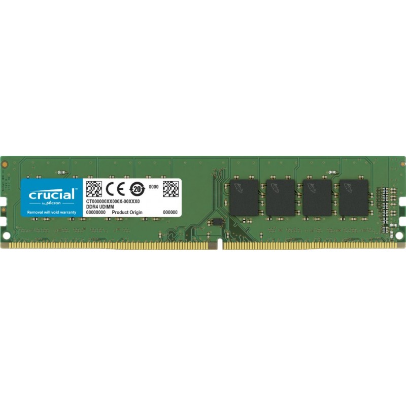 Crucial CT8G4DFRA32A, 8 Go, 1 x 8 Go, DDR4, 3200 MHz, 288-pin DIMM