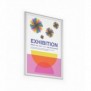 Durable 500823, Rectangle, Argent, Aluminium, Monochromatique, Pas de motif, 450 x 625 mm