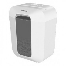 Fellowes LX Series Powershred LX50, Destruction croisée, 4 x 37 mm, 17 L, 2000 mmmin, 9 feuilles, Blanc