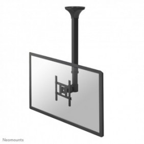 Neomounts FPMA-C200BLACK Support de plafond pour écran de 10-40" - h64-104 cm, 75 x 75 mm, 200 x 200 mm, 0 - 180, 0 - 180, 360, Noir