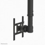 Neomounts FPMA-C200BLACK Support de plafond pour écran de 10-40" - h64-104 cm, 75 x 75 mm, 200 x 200 mm, 0 - 180, 0 - 180, 360, Noir