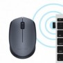 Logitech M170 Grey-K, Ambidextre, Optique, RF sans fil, 1000 DPI, Gris