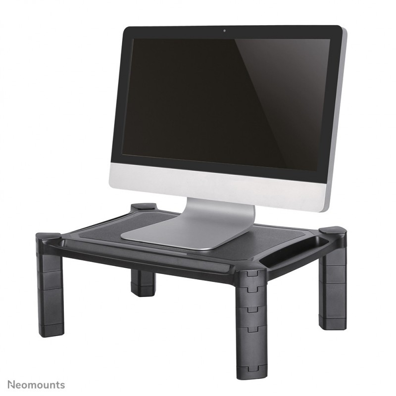Neomounts NSMONITOR20 Réhausseur d'écranordinateur portable - ajustement en hauteur - universel, Autonome, 10 kg, 25,4 cm 10", 81,3 cm 32", Réglage de la hauteur, Noir