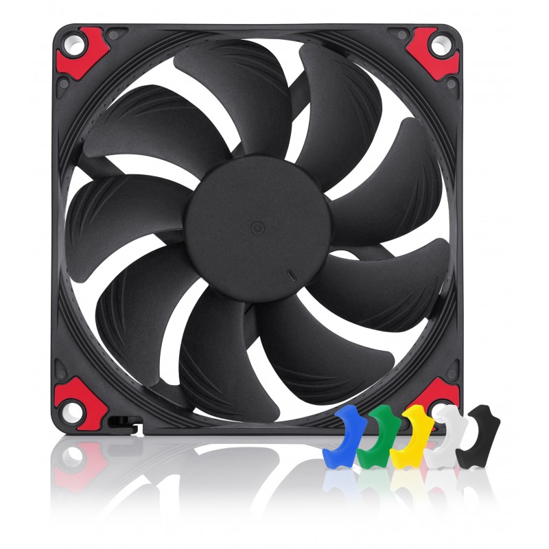 Noctua NF-A9X14 HS-PWM CH.BK.S, Ventilateur, 9,2 cm, 600 trmin, 2500 trmin, 23,6 dB, 57,5 m³h