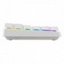 Cherry XTRFY K33 Compact Wireless, Sans fil, USB + RF Wireless + Bluetooth, Mem-chanical key switch, QWERTZ, LED RGB, Blanc