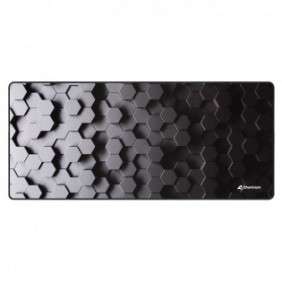 Sharkoon SKILLER SGP30, Noir, Gris, Motif, Caoutchouc, Textile, Base antidérapante, Tapis de souris de jeu