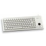 Cherry G84-4400, Taille réelle 100 %, Avec fil, USB, QWERTY, Gris
