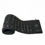 LogiLink ID0019A, Avec fil, USB, QWERTZ, Noir