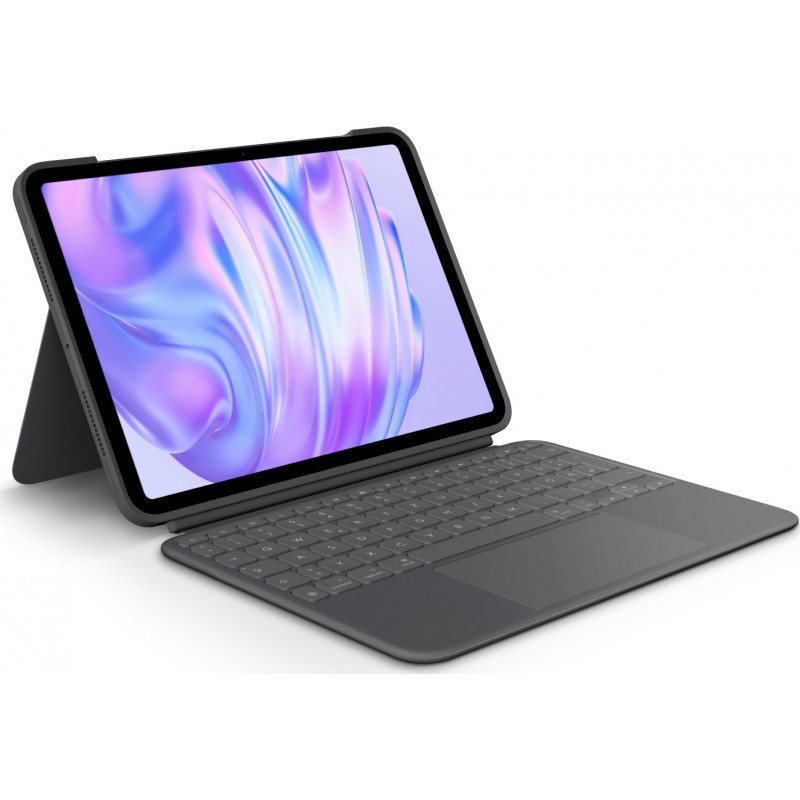 Logitech Combo Touch, QWERTZ, Allemand, Trackpad, 1,8 cm, 1 mm, Apple