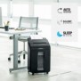 Fellowes AutoMax 100M, Découpage en particules, 22 cm, 4 x 10 mm, 23 L, 175 feuilles, 4 roue